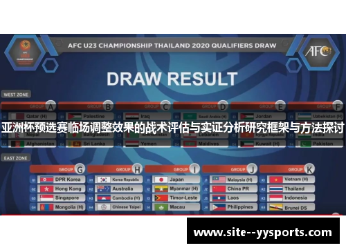 亚洲杯预选赛临场调整效果的战术评估与实证分析研究框架与方法探讨