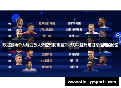 欧冠赛场个人能力放大效应如何重塑顶级对决格局与冠军走向的秘密 欧冠赛场个人能力放大效应如何重塑顶级对决格局与冠军走向的秘密